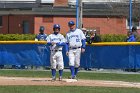 Baseball vs MIT  Wheaton College Baseball vs MIT in the  NEWMAC Championship game. - (Photo by Keith Nordstrom) : Wheaton, baseball, NEWMAC